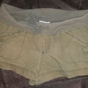 Op Short Shorts Size 15 Juniors Green